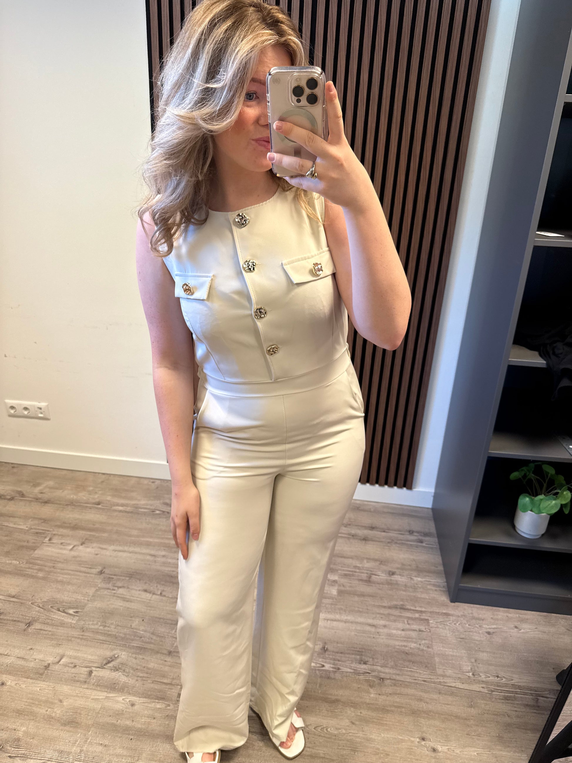 Jumpsuit - Beige