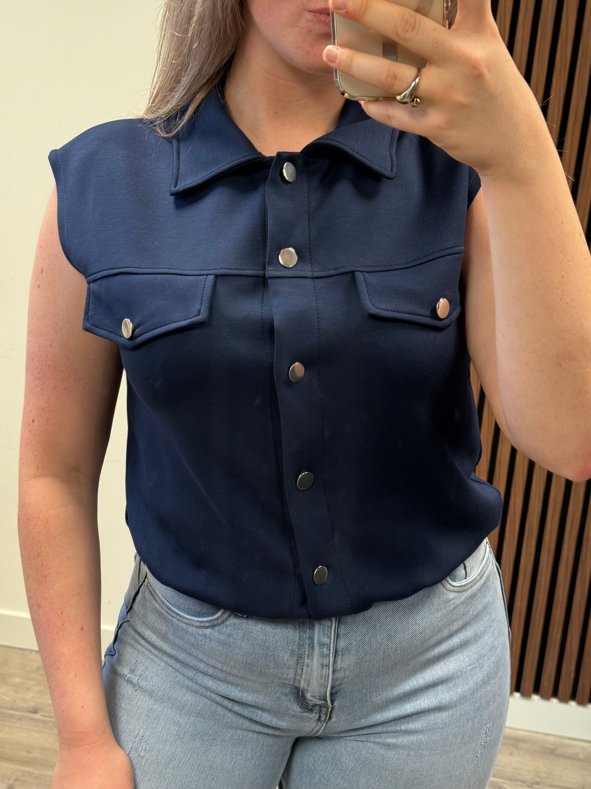 Gilet navy