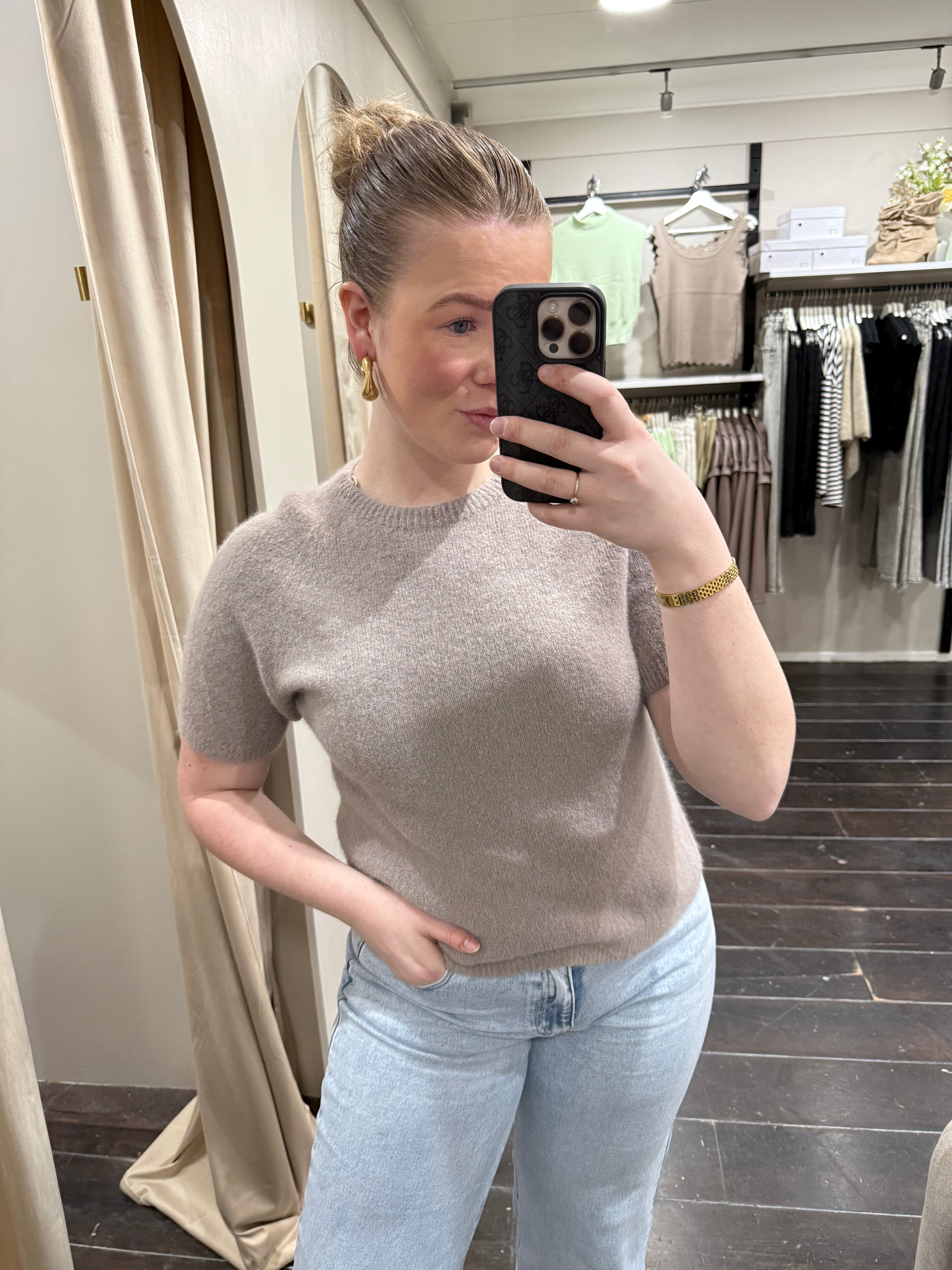 Alpaca truitje - Taupe