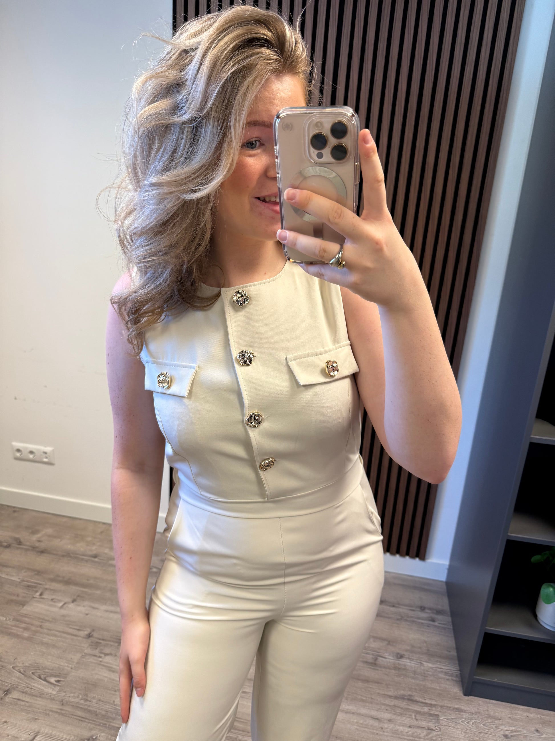 Jumpsuit - Beige