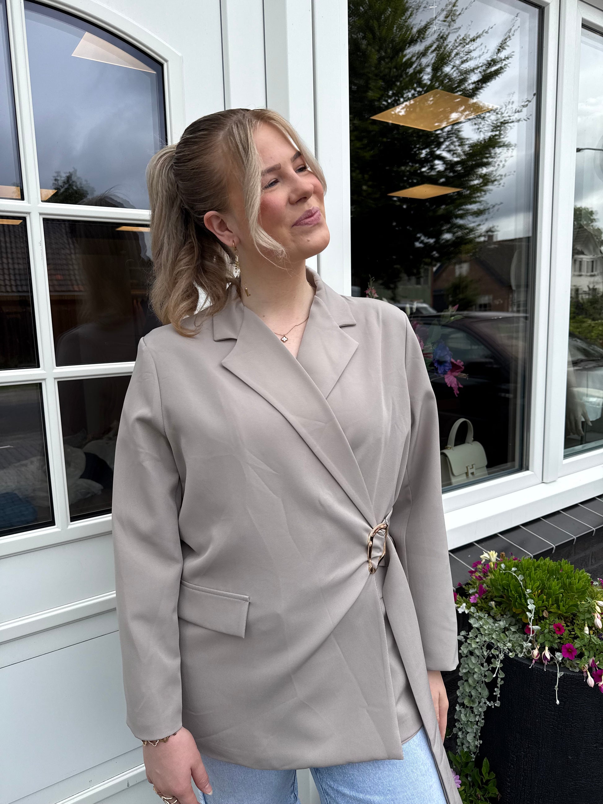Diva blazer - Taupe