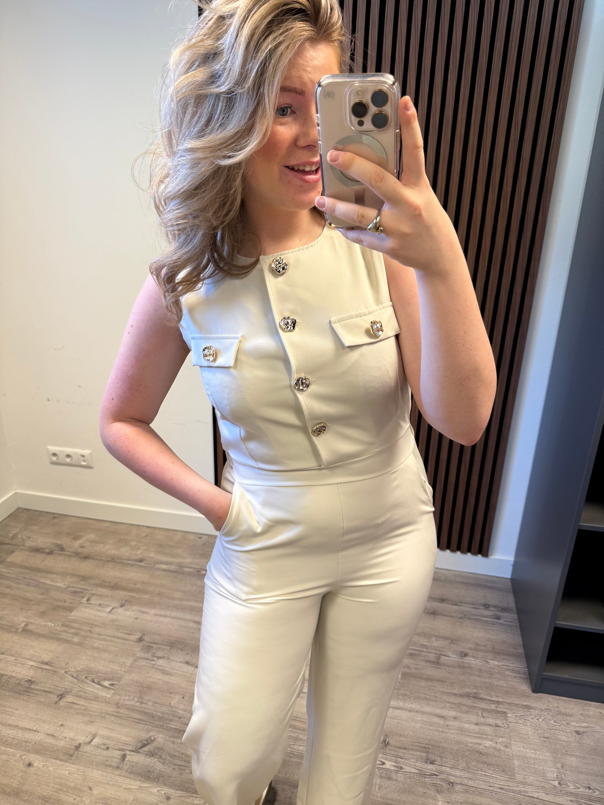 Jumpsuit - Beige