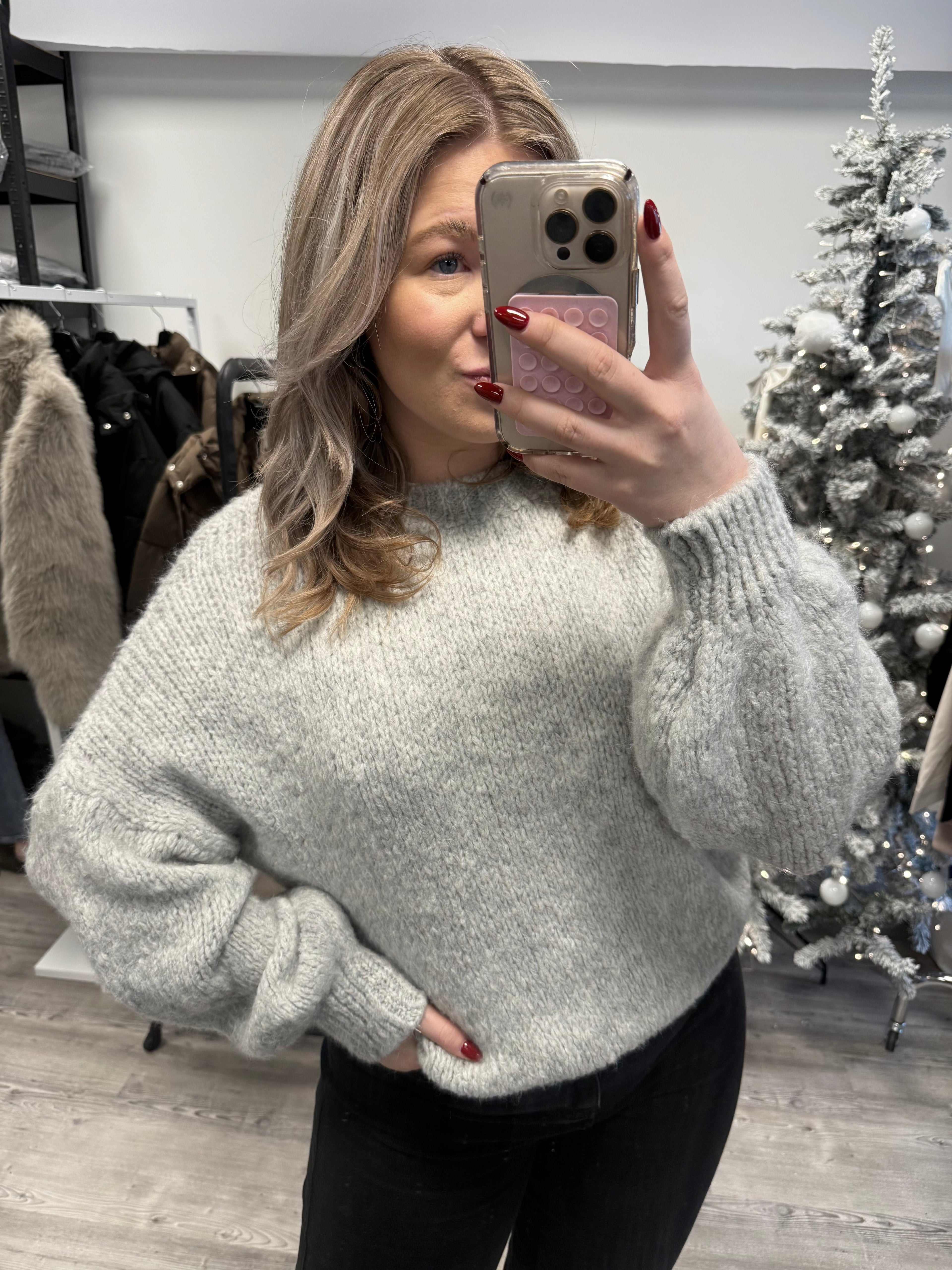 Zara Knit - Licht grijs