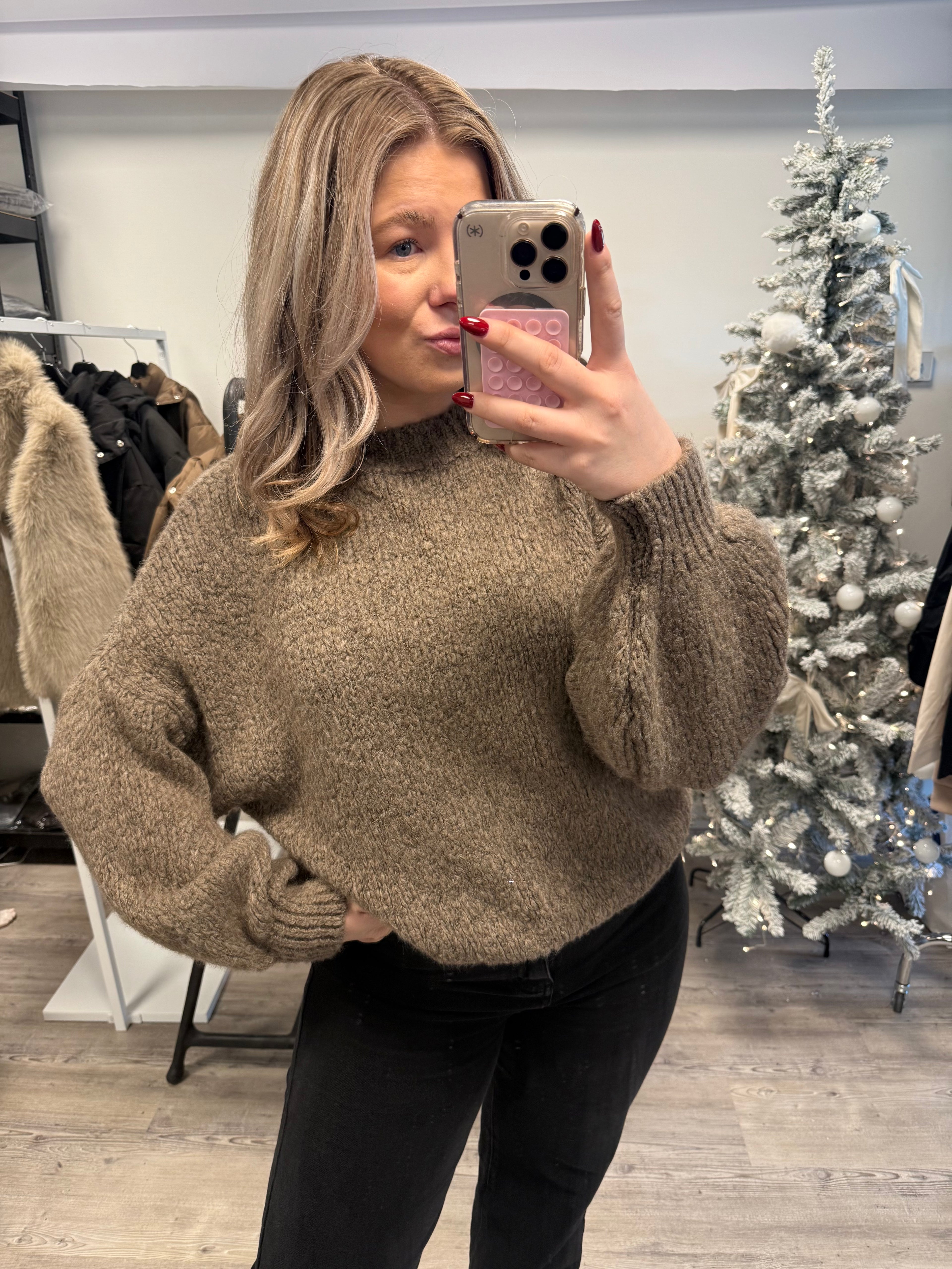 Zara Knit - Taupe