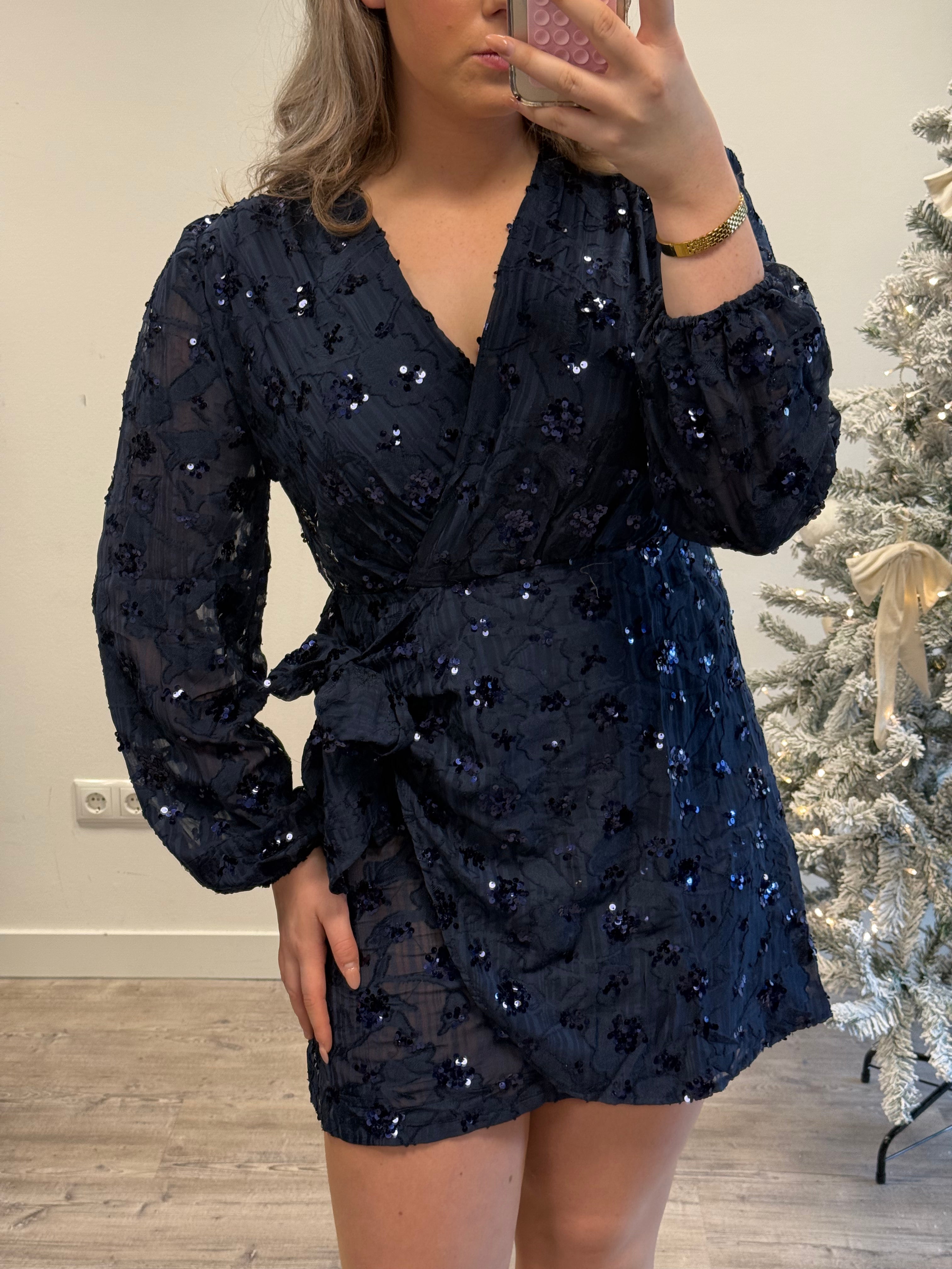 Glamour Dress - Navy