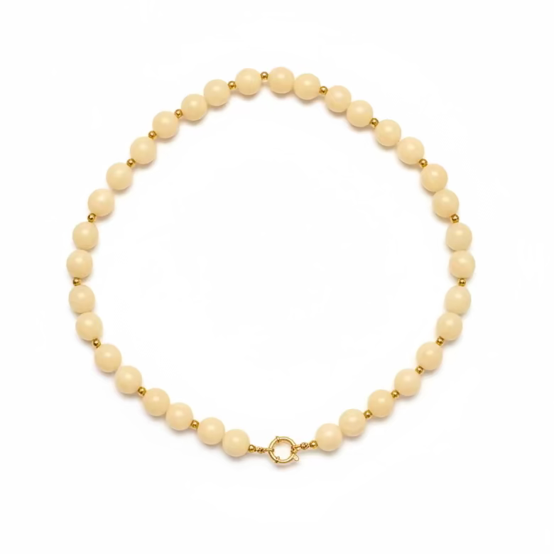 DAY & EVE - Kralenketting beige