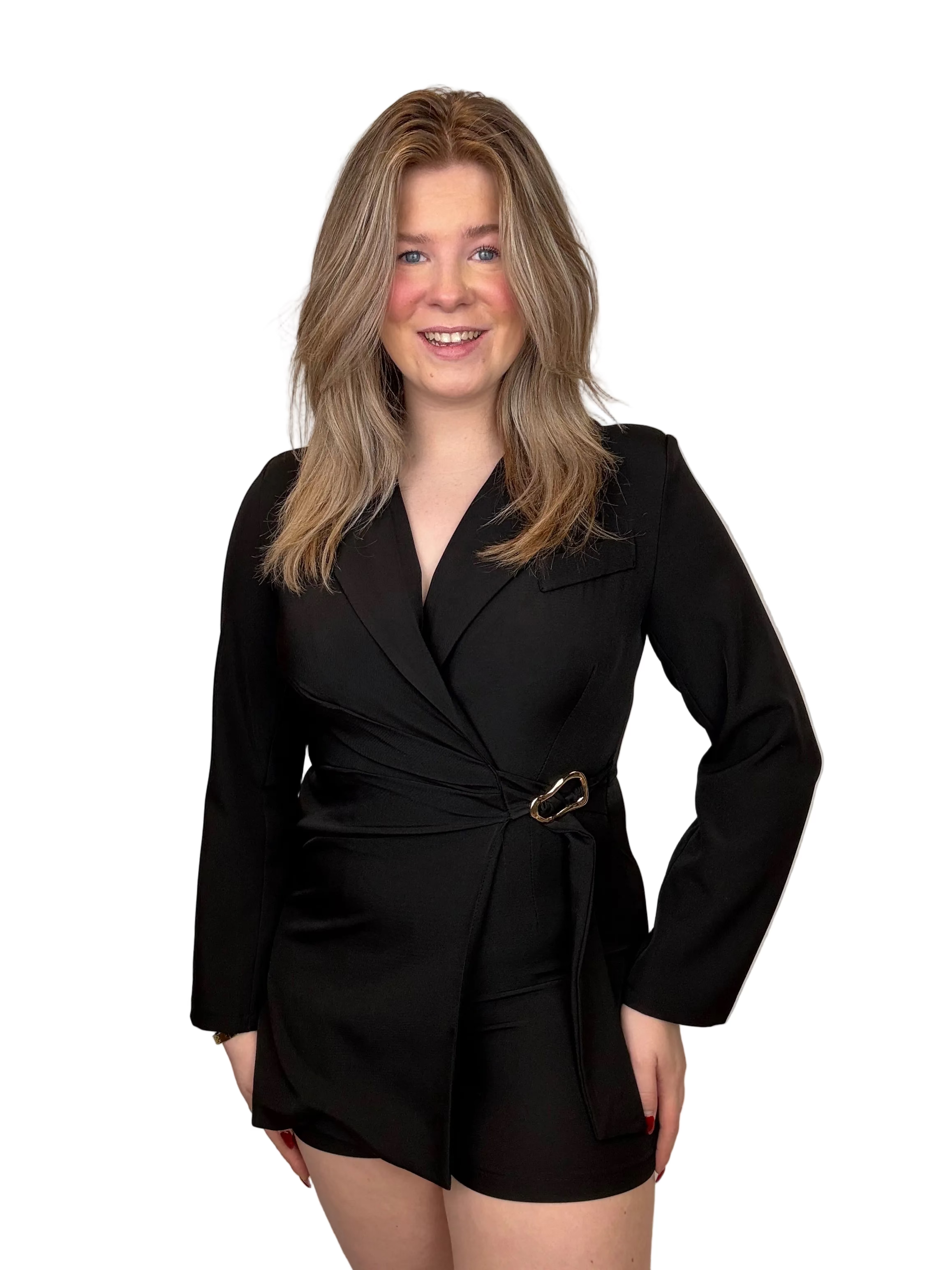 Playsuit Ceintuur - Zwart