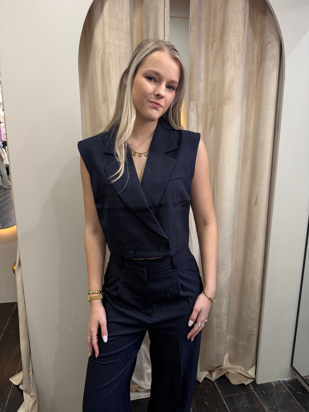 Gilet - Donker blauw