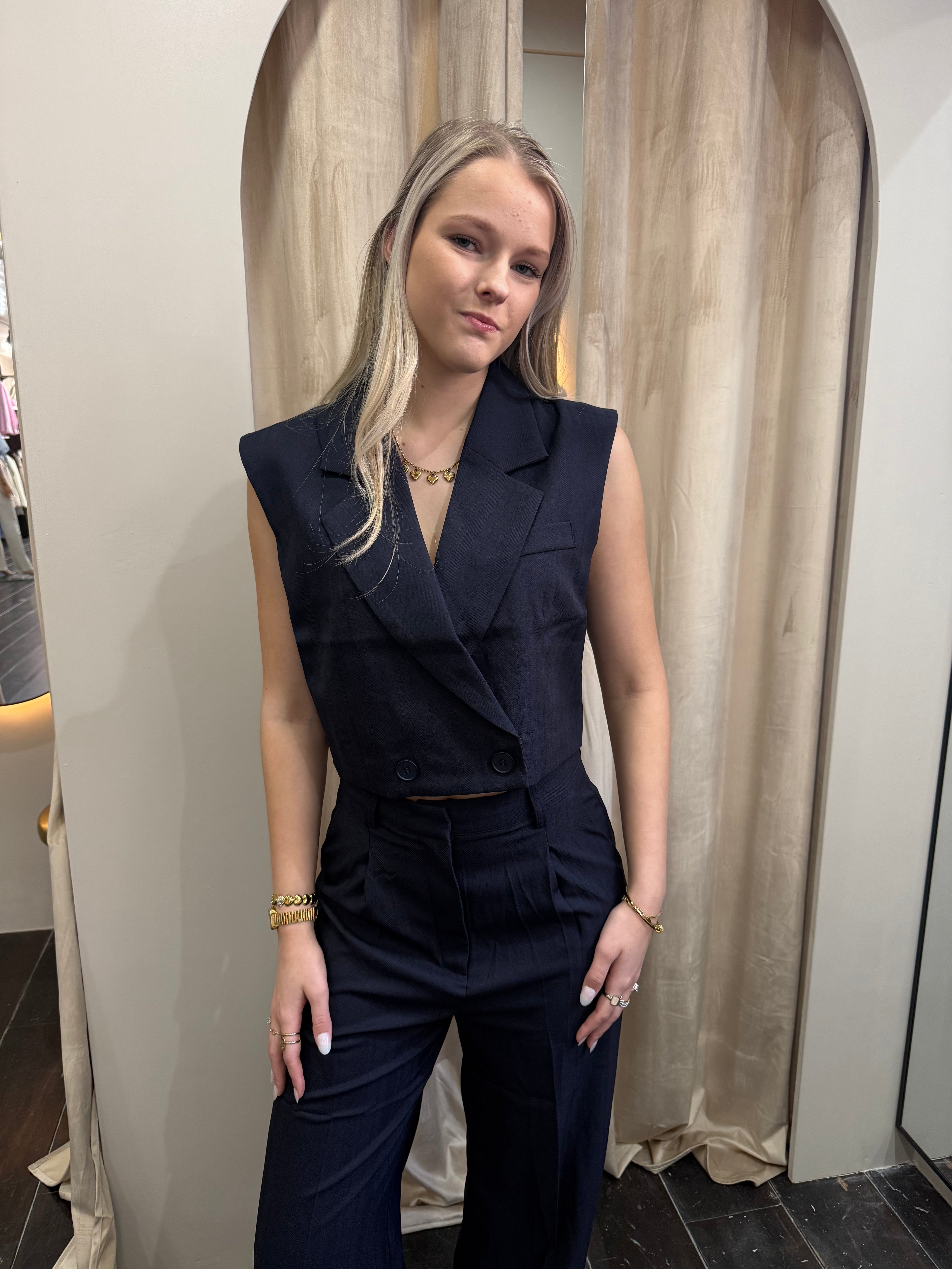 Gilet - Donker blauw