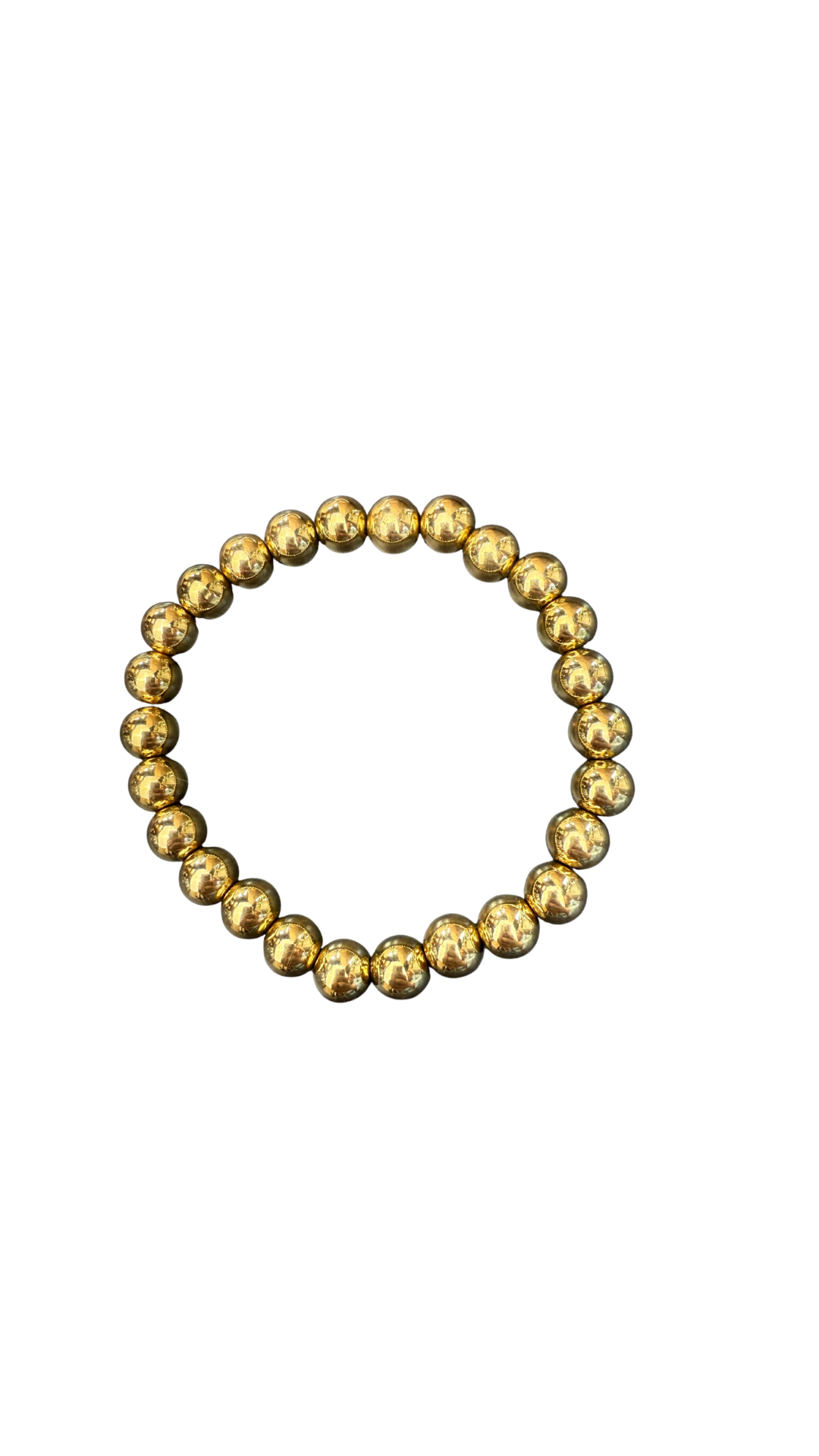 Gold ball Bracelet - 8mm (Grote variant)