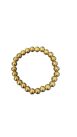 Gold ball Bracelet - 8mm (Grote variant)