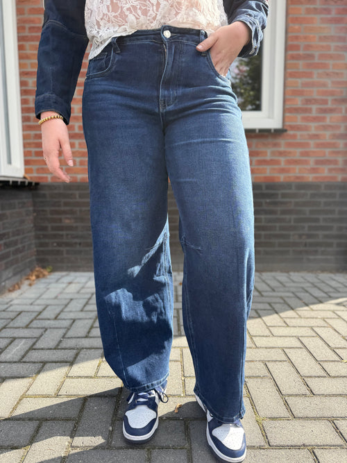 Balloon Jeans - Donkerblauw