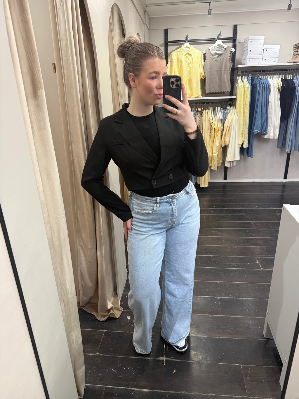 QUEEN HEARTS - Baggy Wide leg high waist