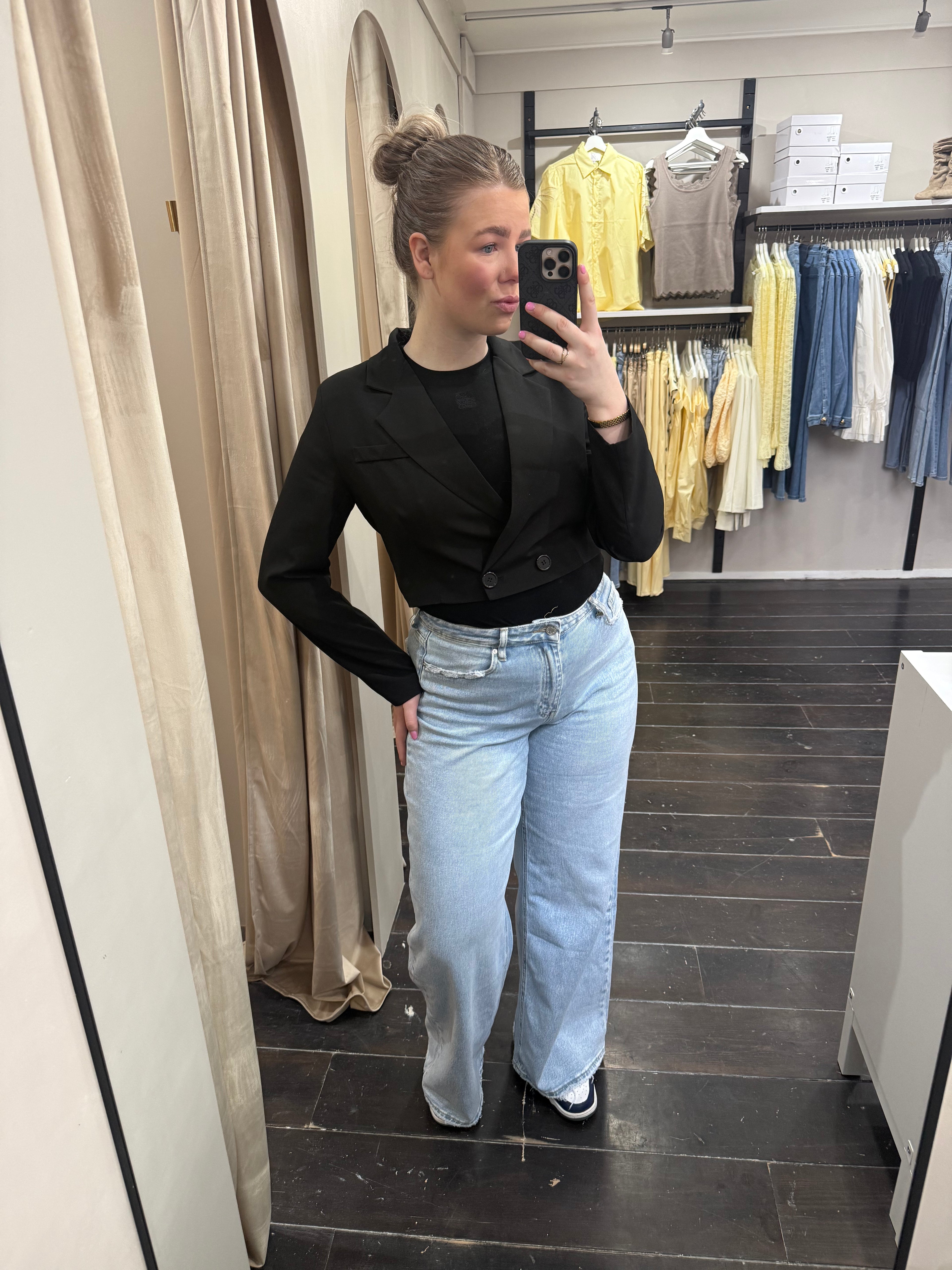 QUEEN HEARTS - Baggy Wide leg high waist