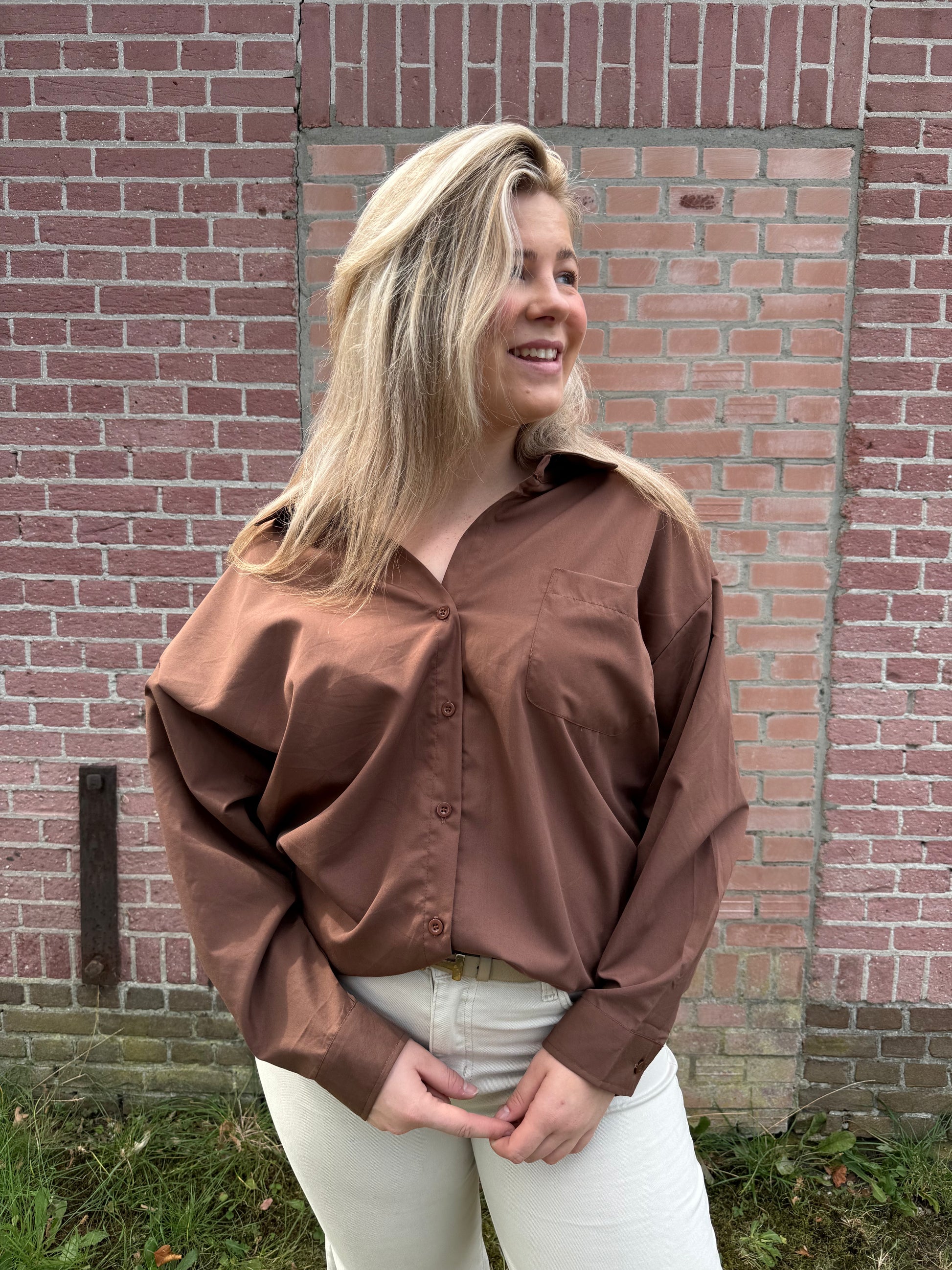 Lotte Blouse - Bruin