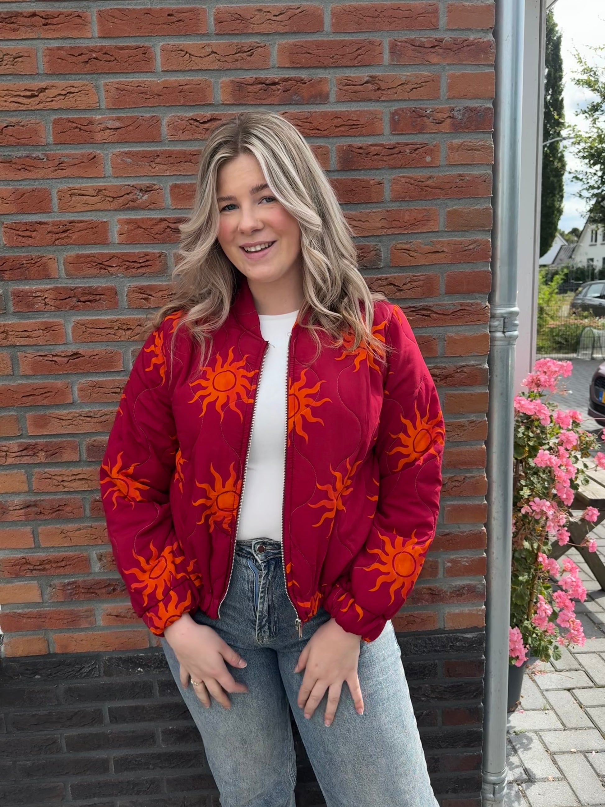 Sanne Jacket - Oranje/Rood