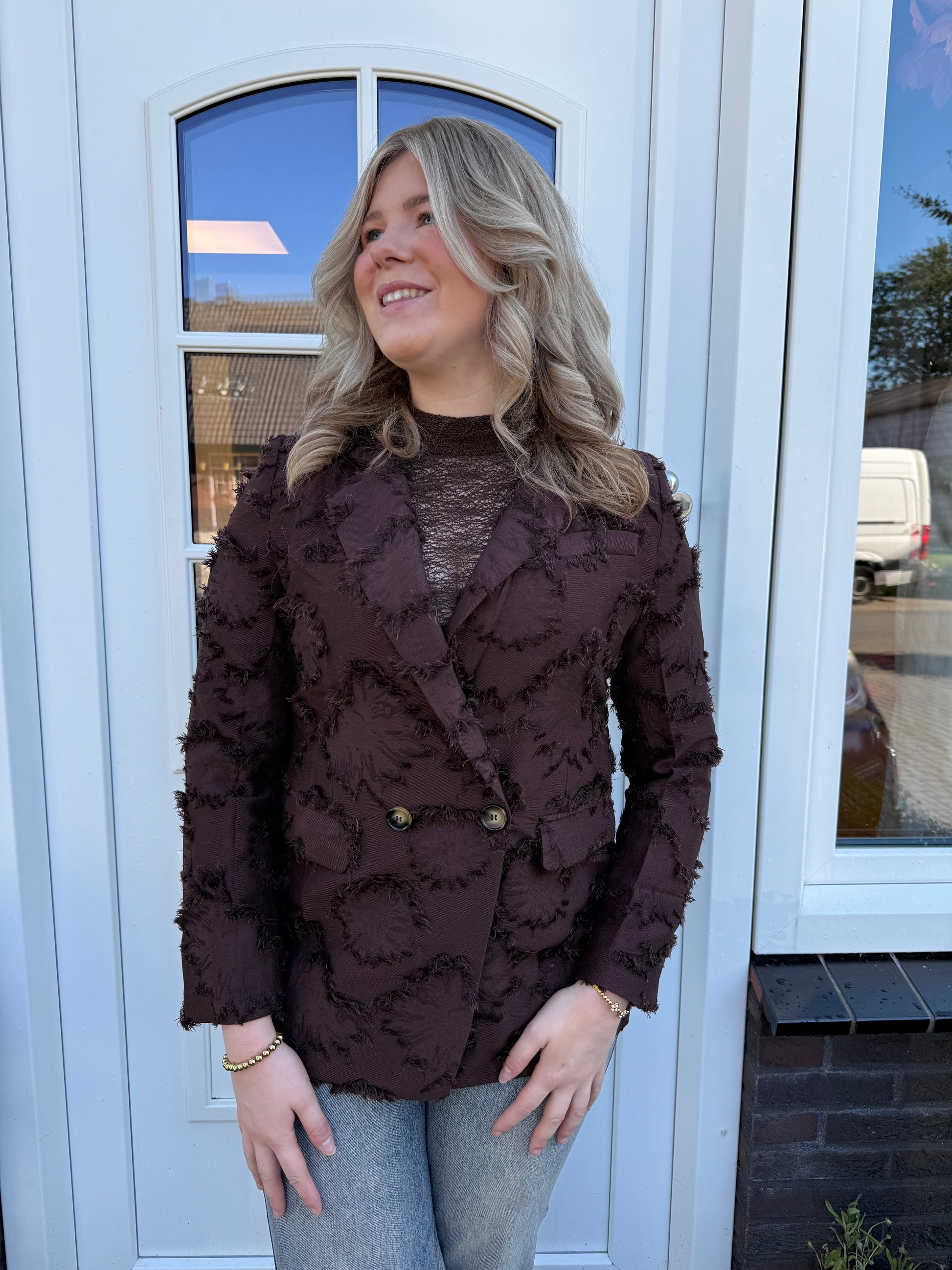 Daisy Blazer - Choco Bruin