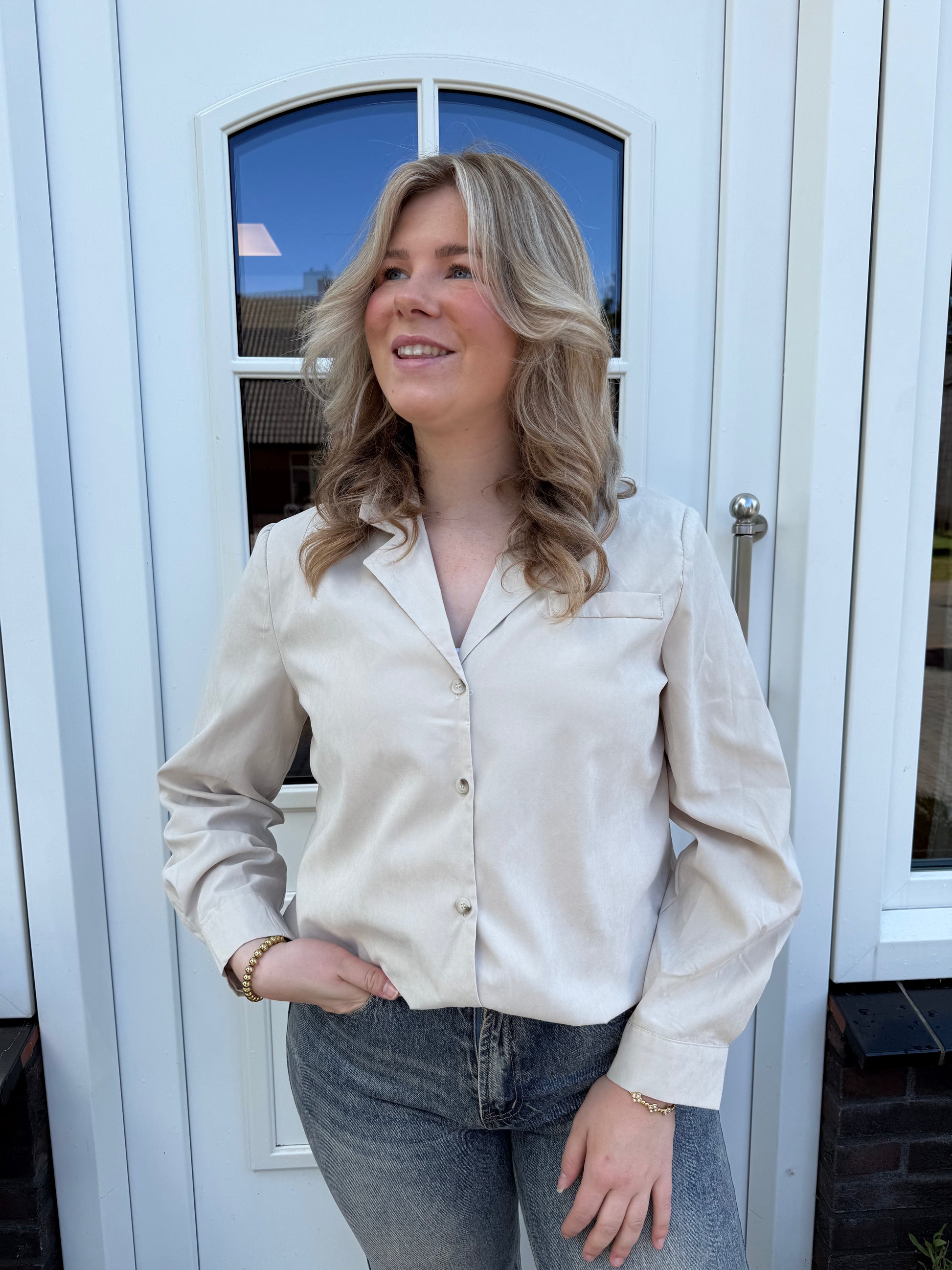 Ella Blouse - Creme