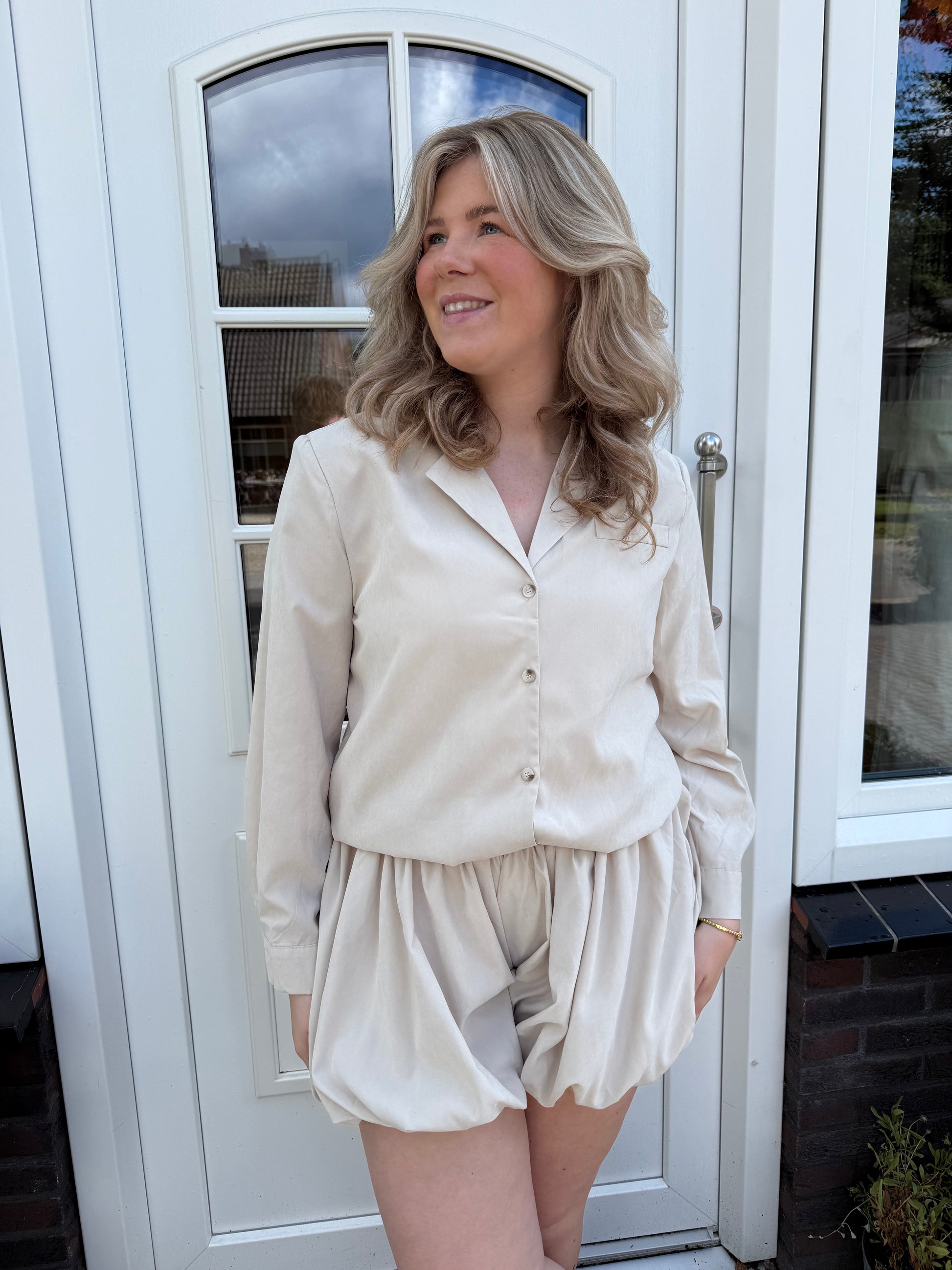 Ella Blouse - Creme