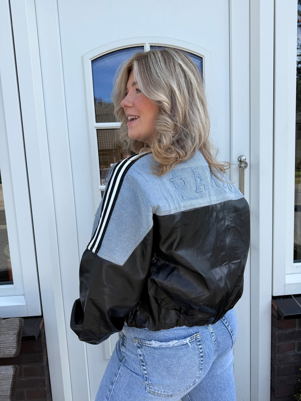 Joey Jacket - Jeans/Leather look