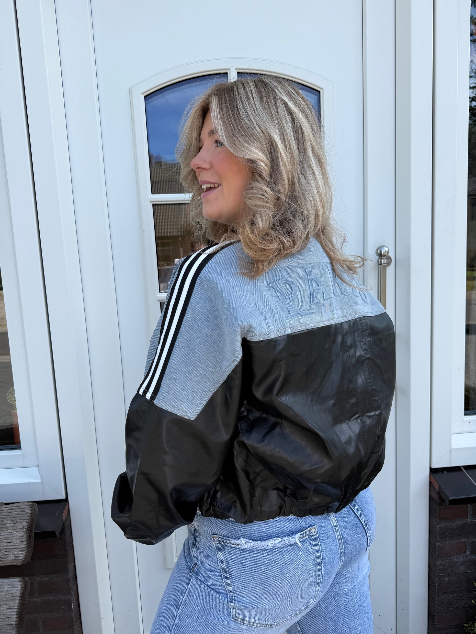 Joey Jacket - Jeans/Leather look