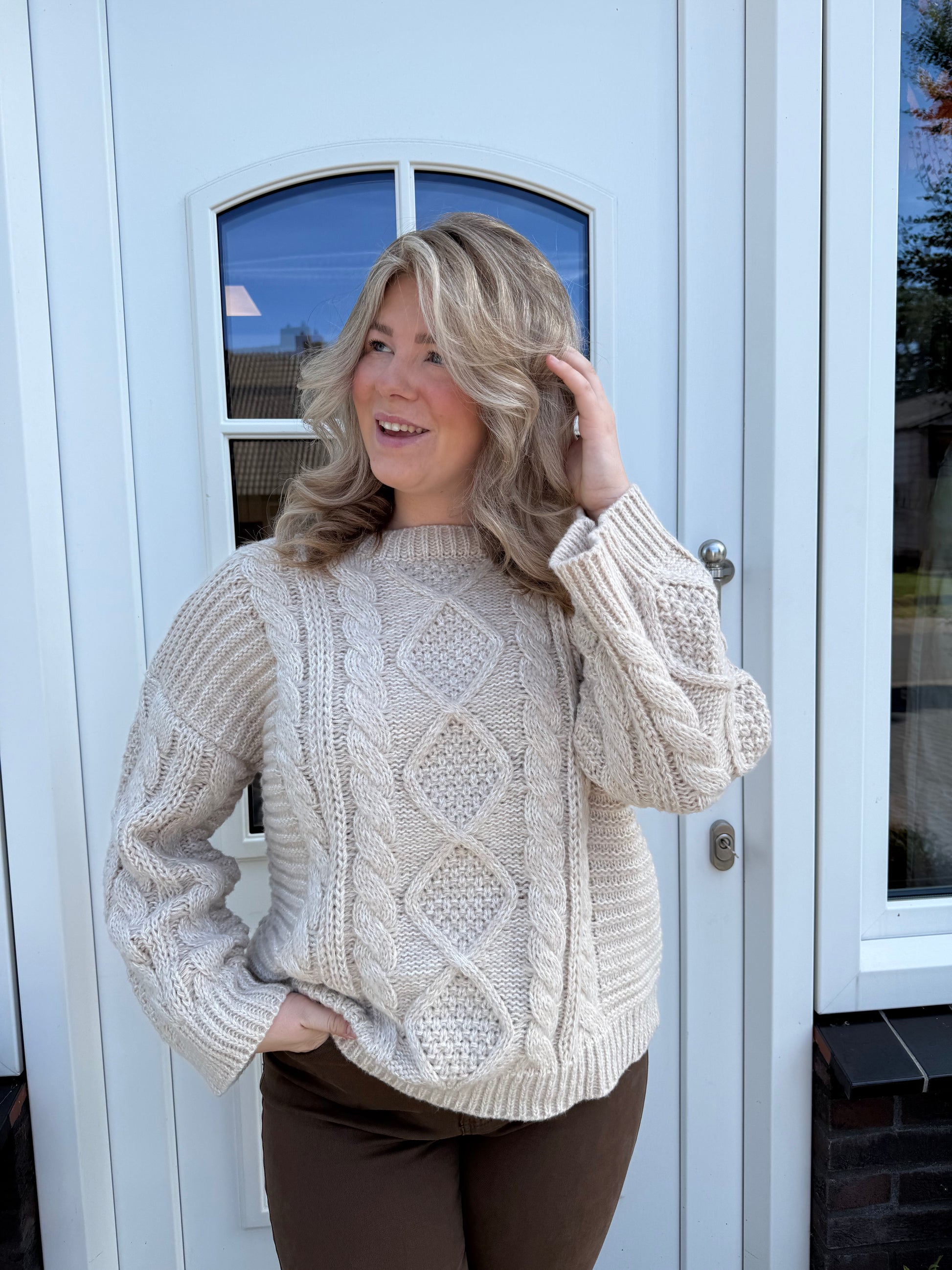 Chunky Cable Knit Sweater