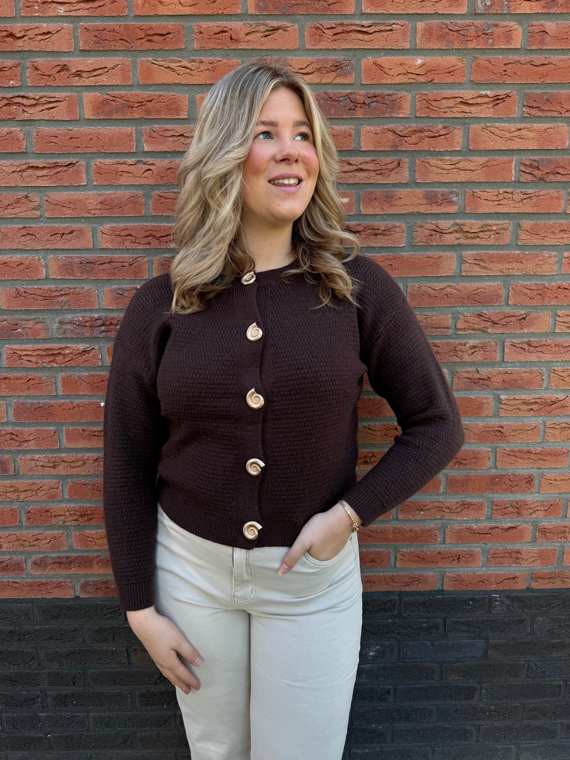 Bella Knited - Bruin