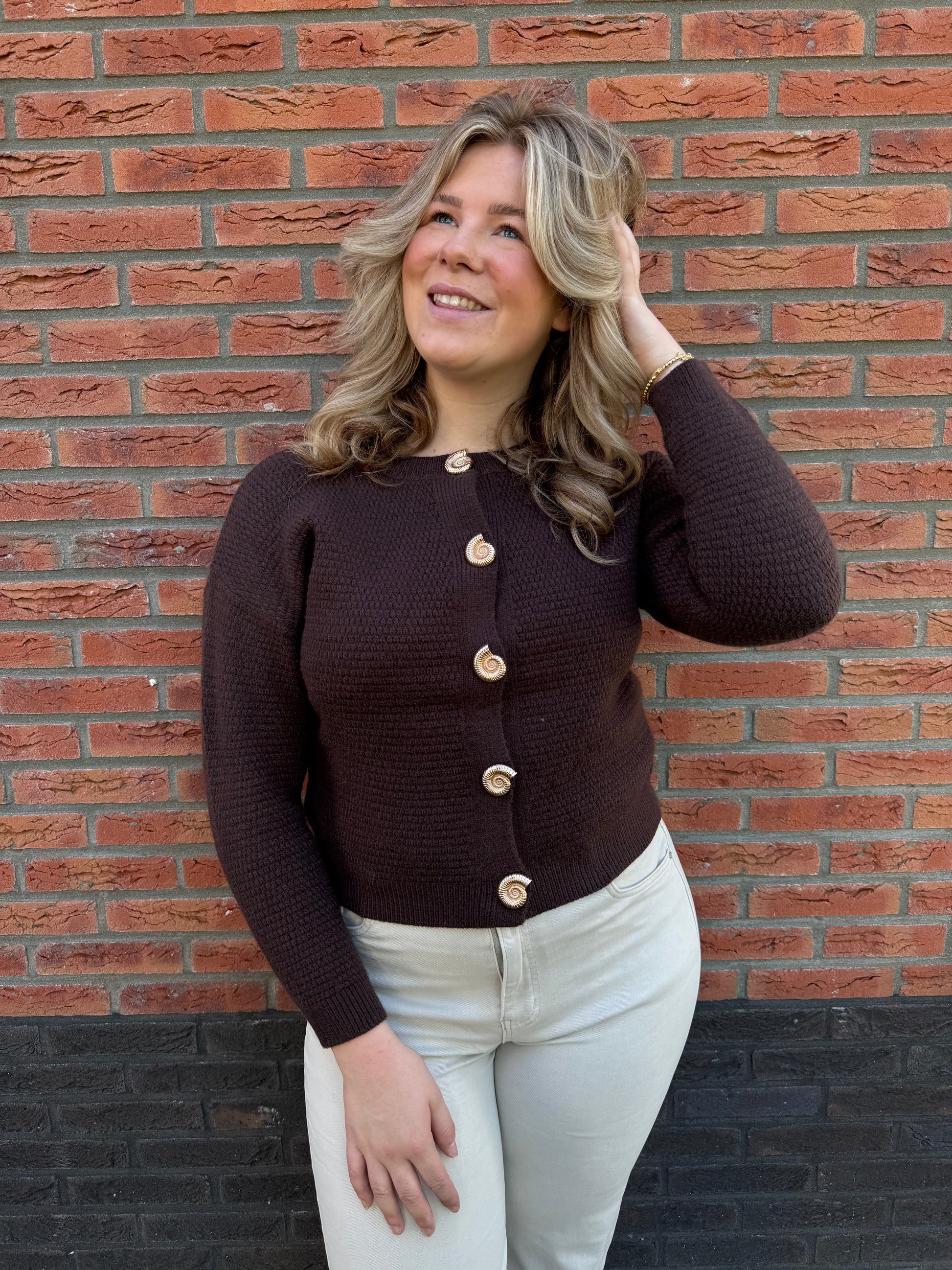 Bella Knited - Bruin