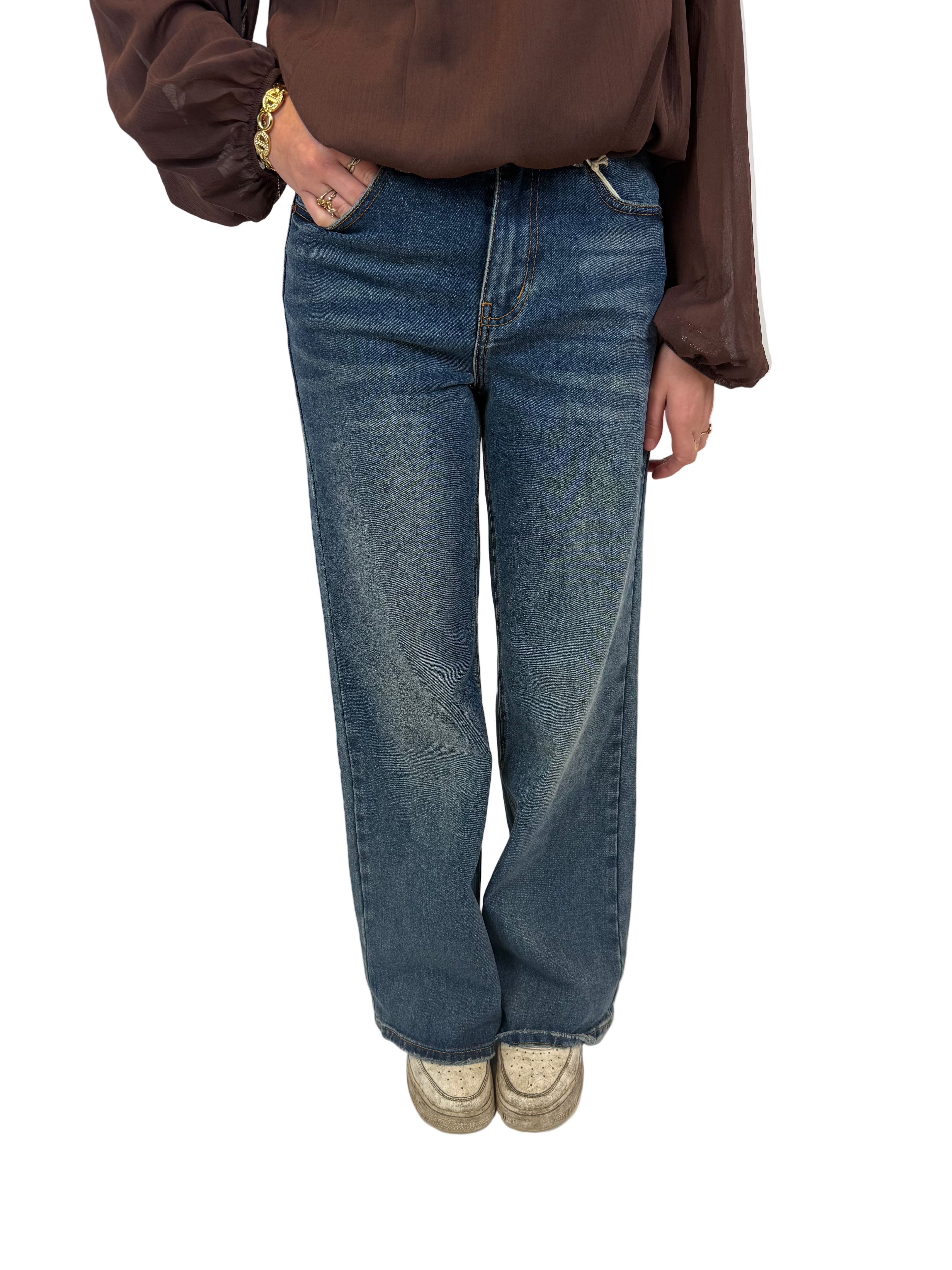 Jewelly Jeans - Dark washed