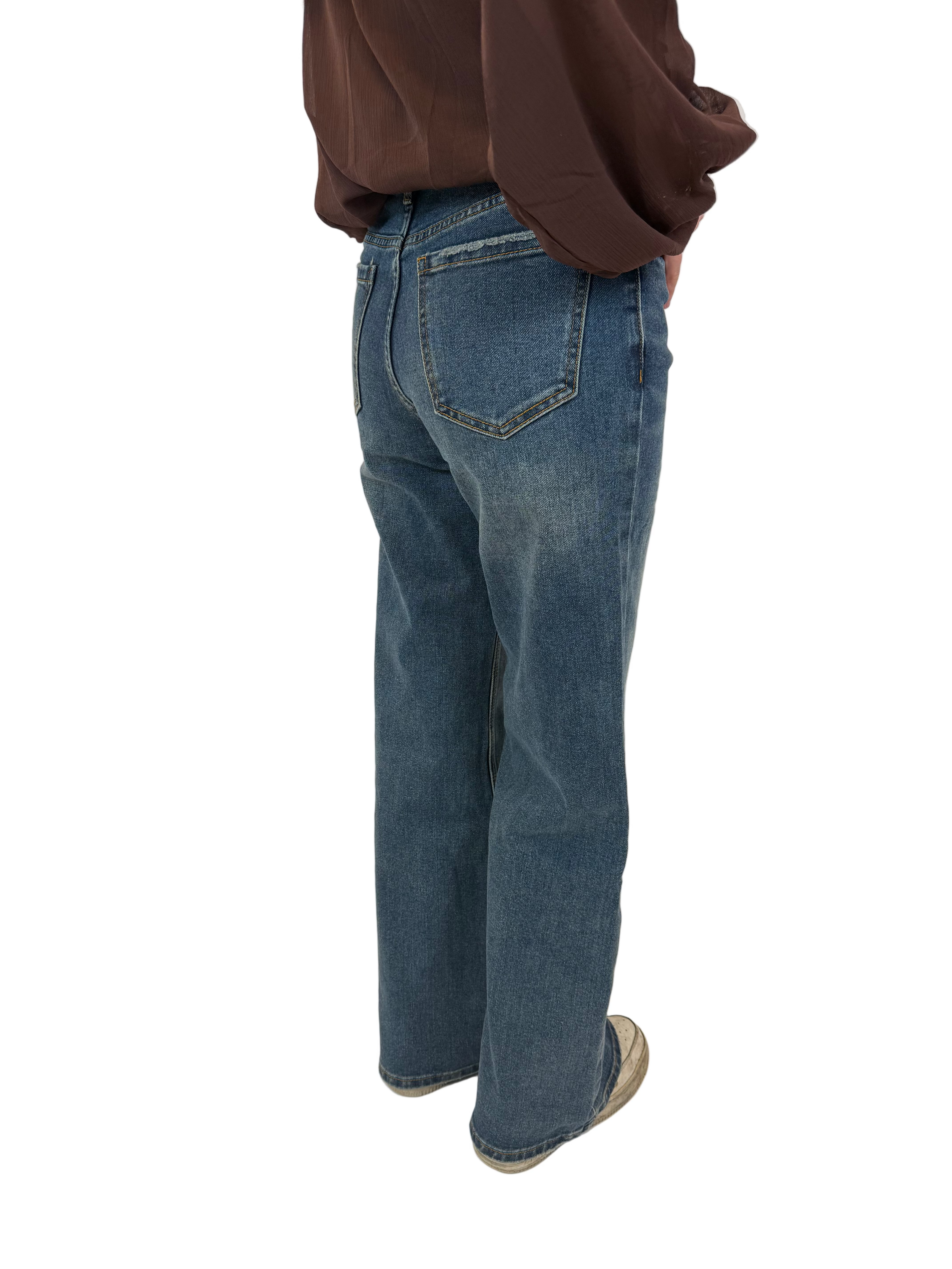 Jewelly Jeans - Dark washed