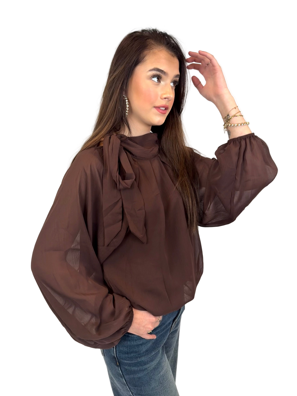 Unika Blouse - Bruin