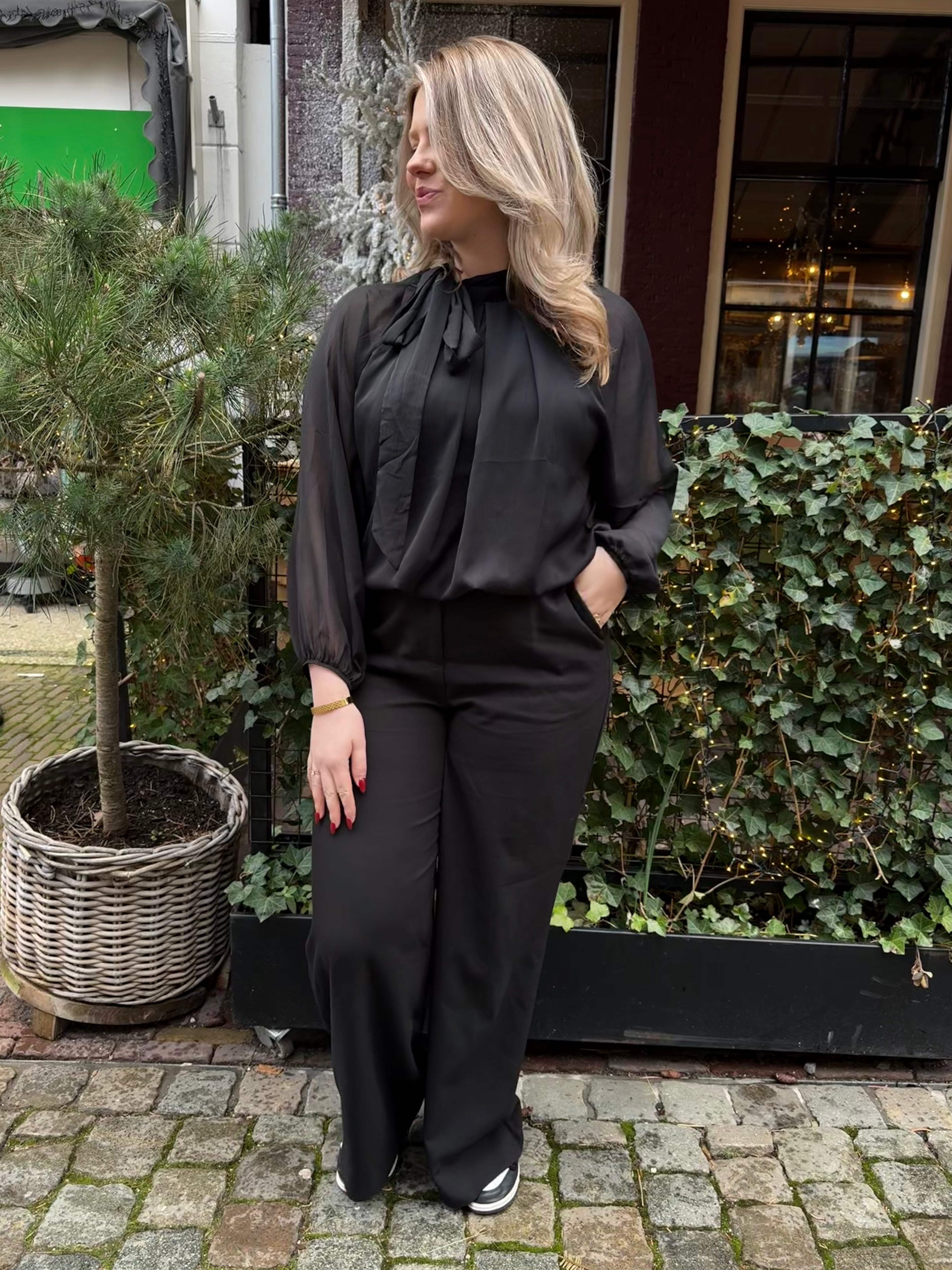 Unika Blouse - Zwart