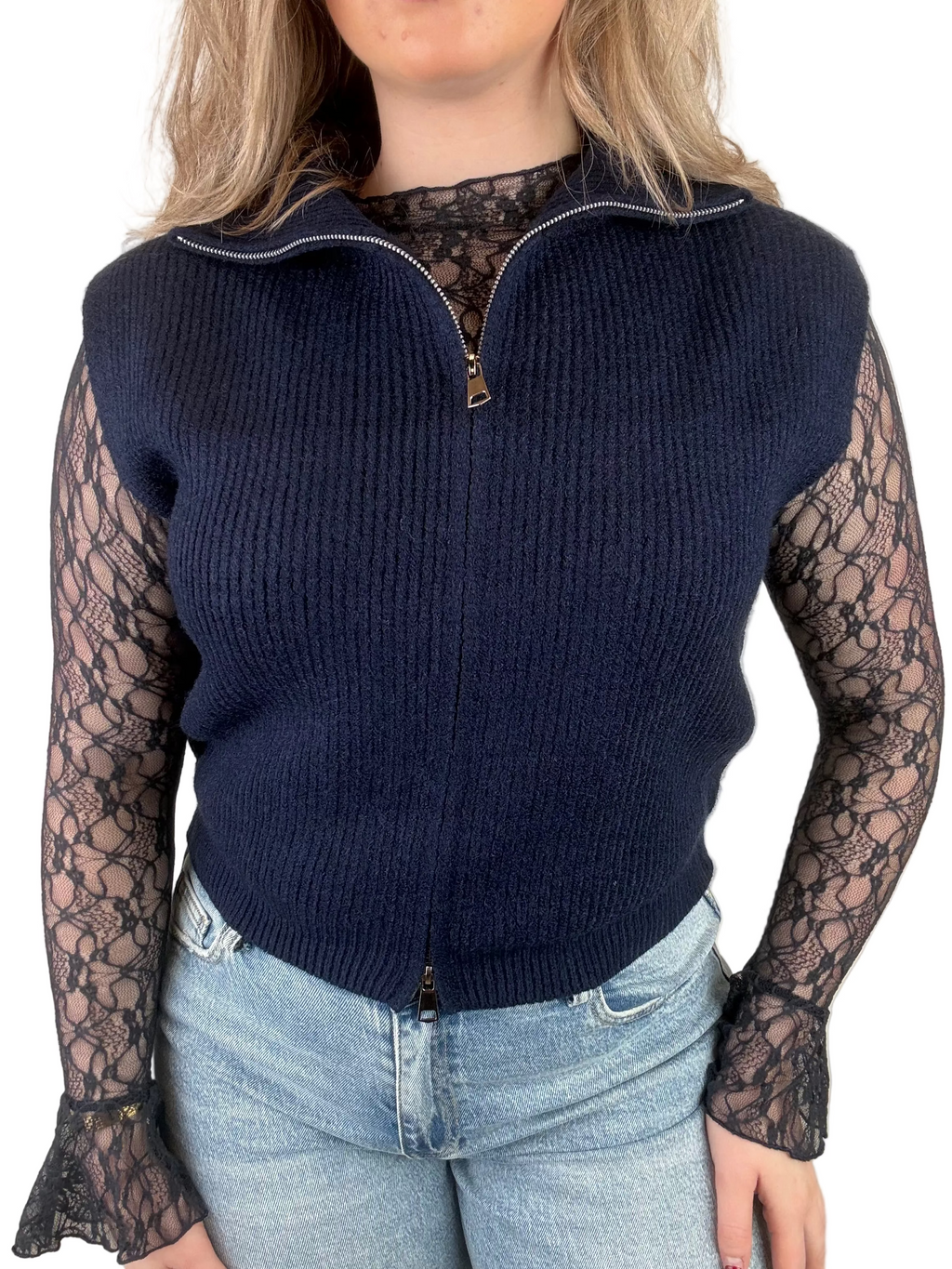 Luccee Zipper - Navy