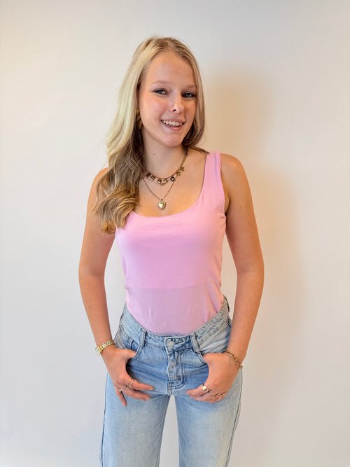 Basic top - roze