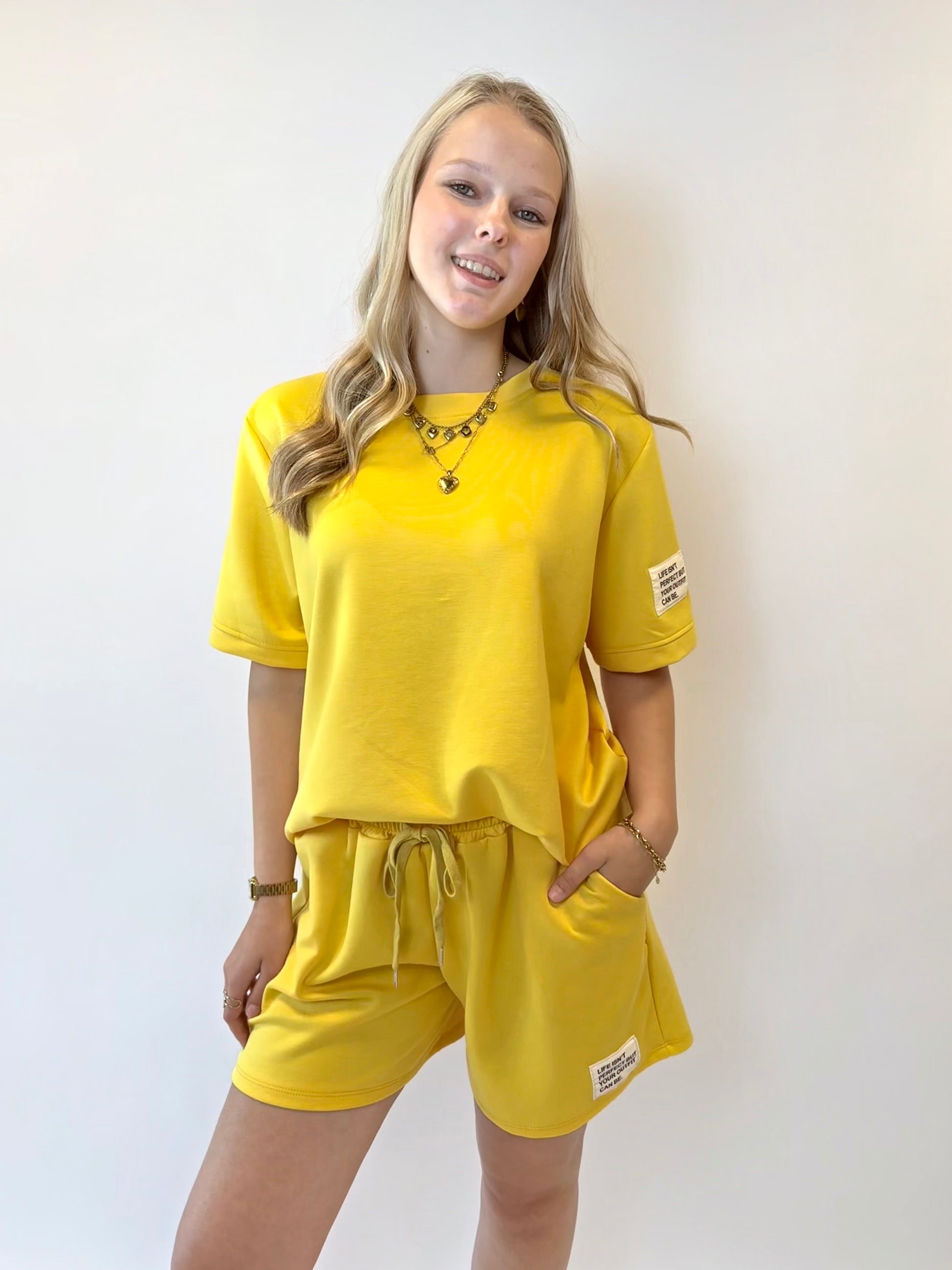 Comfy set - Geel