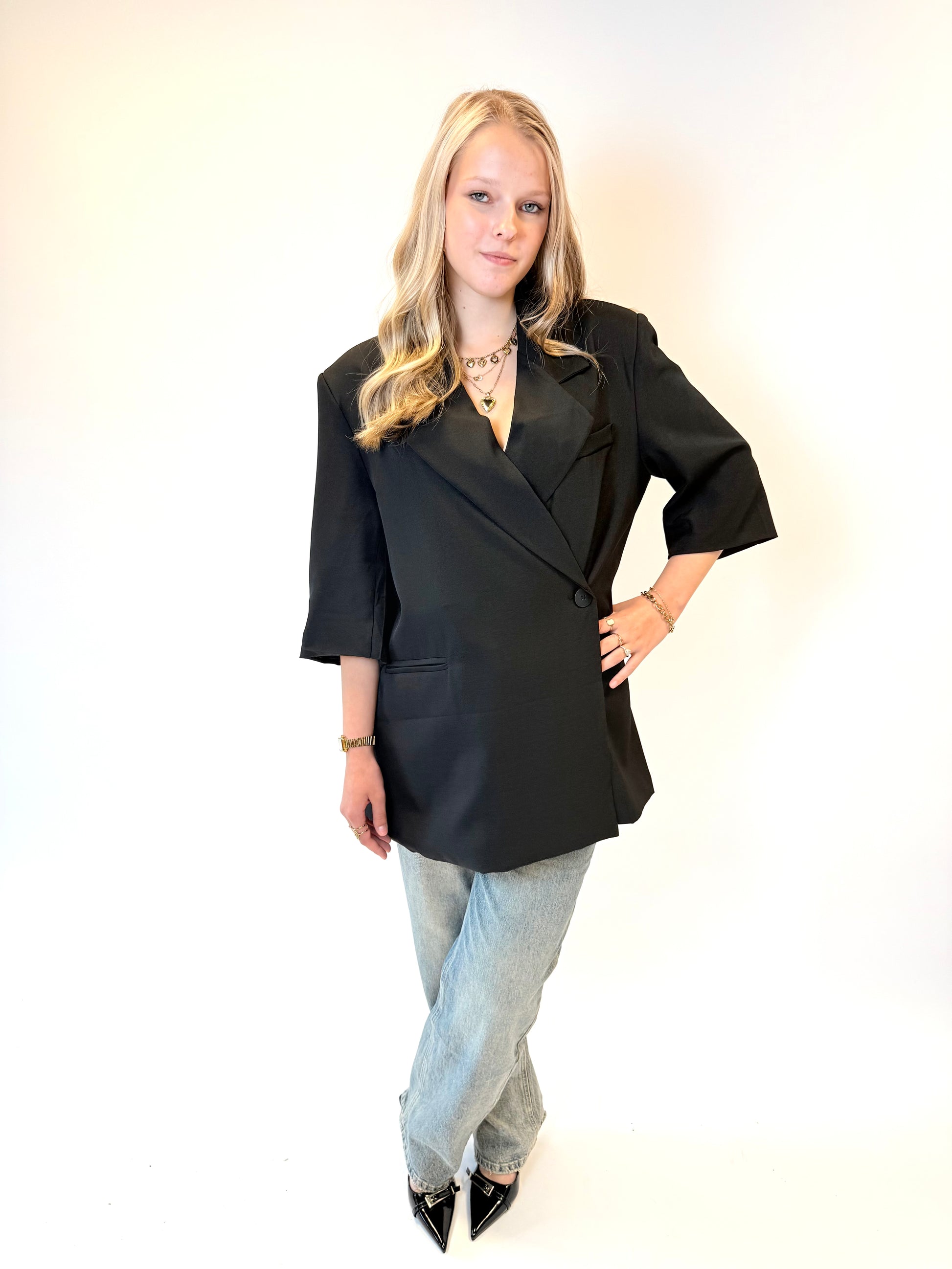 Noah blazer - zwart