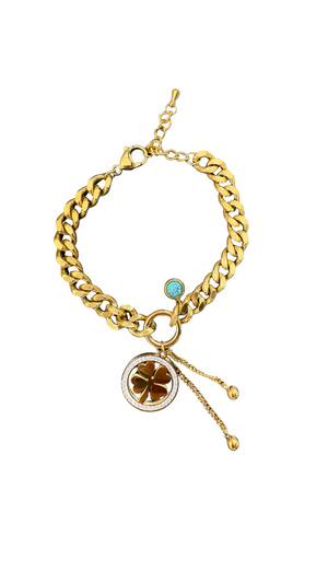 Clover mix Bracelet - Gold