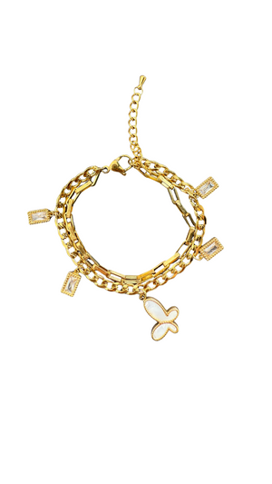 Butterlfy Bracelet - Gold