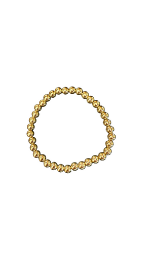 Gold Ball Bracelet - 6mm (Kleinere Variant)
