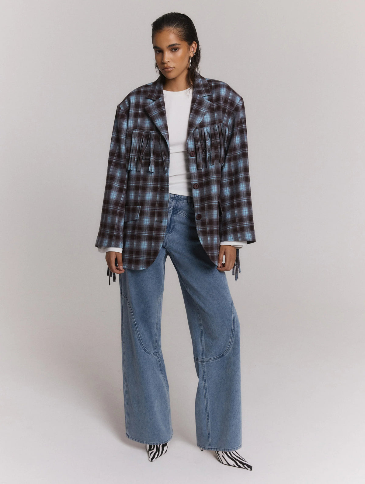 REFINED DEPARTMENT - Luxi Pants 204 Blue Denim