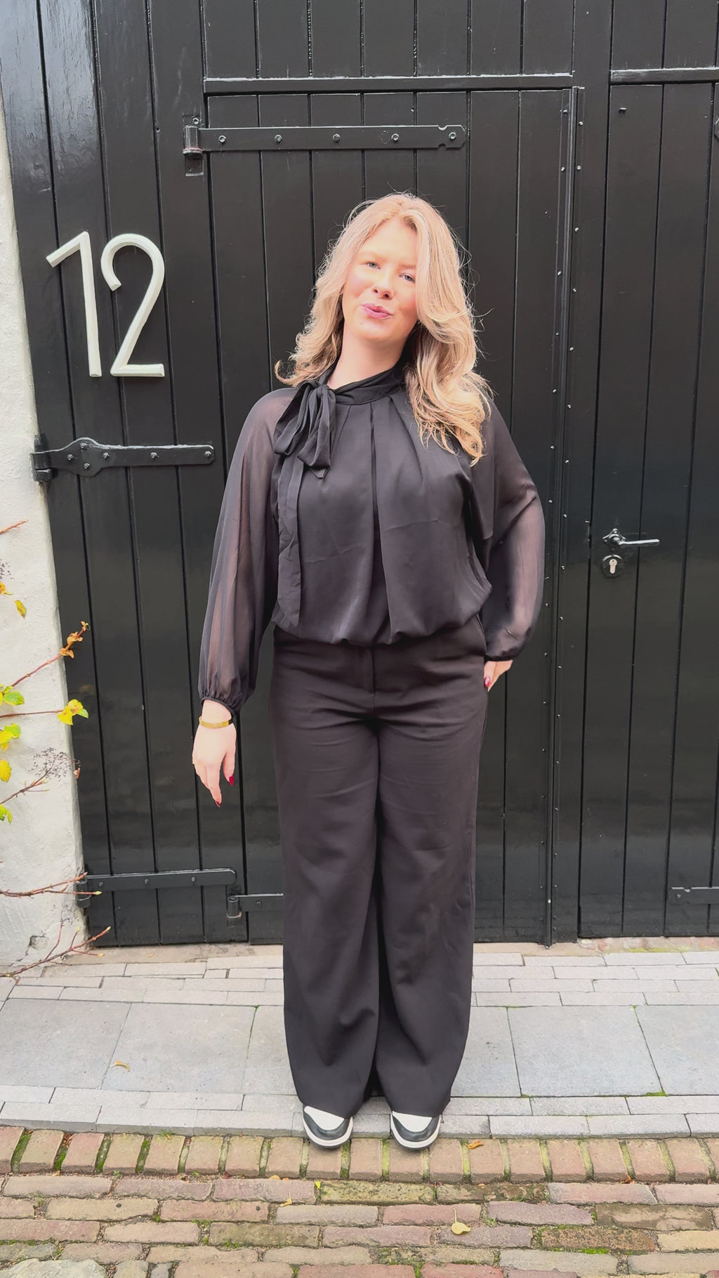 Unika Blouse - Zwart