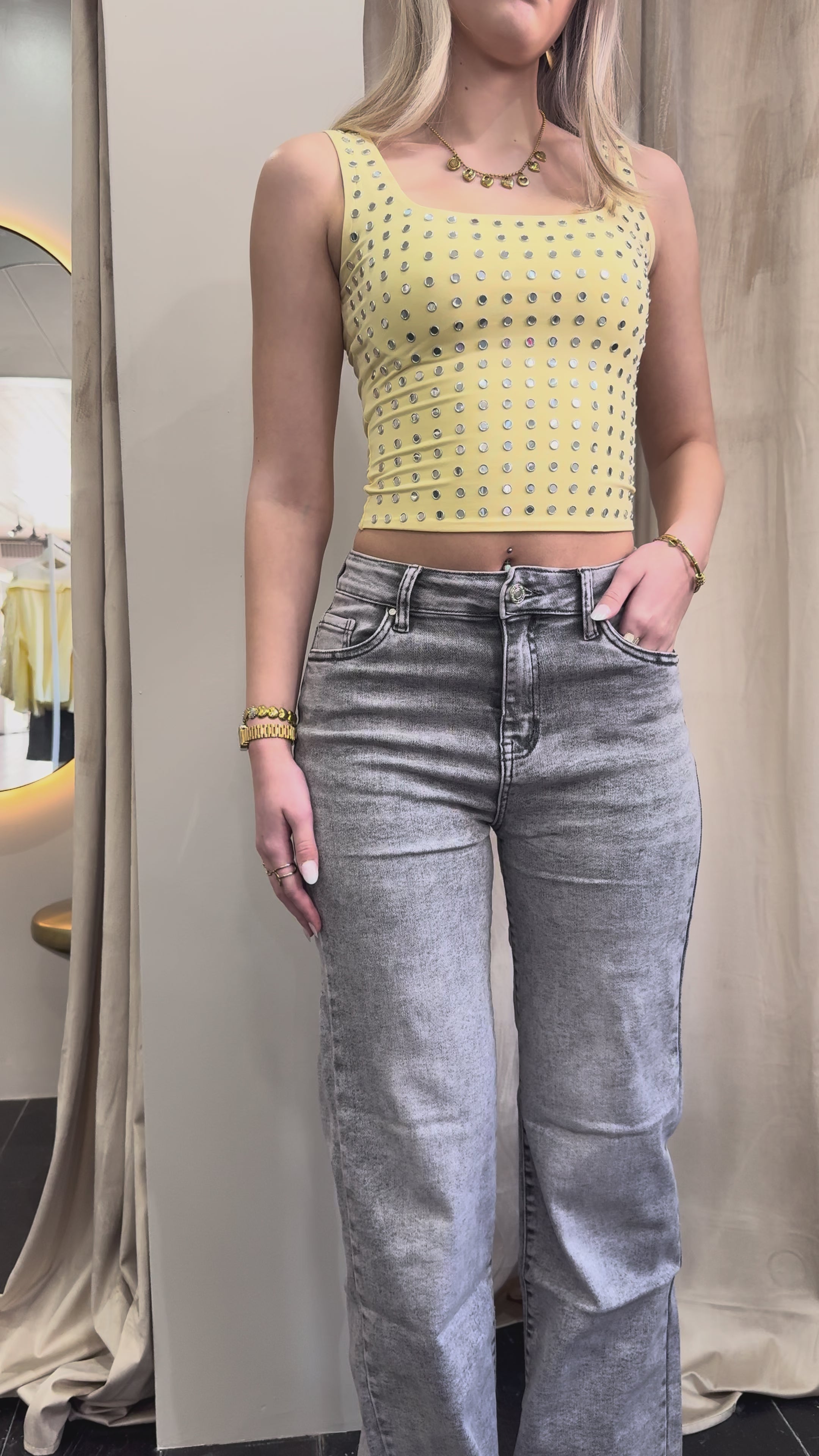 Goodies - Lichtgrijs MEGA STRETCH mt 34-48